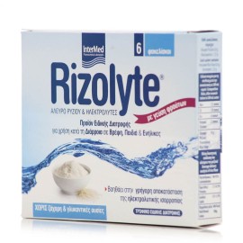 Intermed Rizolyte Ηλεκτρολύτες για Βρέφη, Παιδιά & Ενήλικες 6 φακελάκια