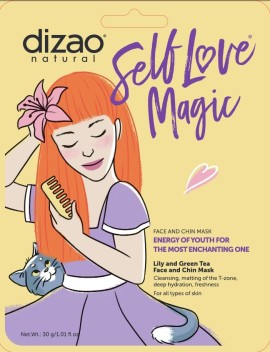 Dizao Natural Self Love Magic Μάσκα Προσώπου για Αποτοξίνωση με Πράσινο Τσάι 30gr