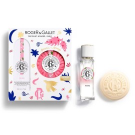 Roger & Gallet XMAS ROMO 2024 Rose Eau Parfumee Bienfaisante Γυναικείο Άρωμα 30ml & ΔΩΡΟ Wellbeing Soap Φυτικό Σαπούνι Σώματος 100gr