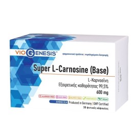 Viogenesis Super L-Carnosine [BASE] 600mg 30caps