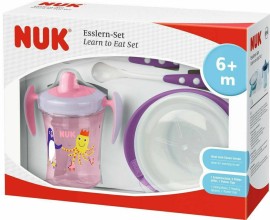 Nuk Learn to Eat Σετ Εκμάθησης Φαγητού για Κορίτσια 6+m 10.225.273