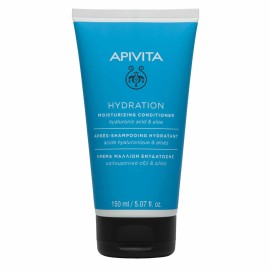 Apivita Hydration Conditioner Κρέμα Ενυδάτωσης με Υαλουρονικό Οξύ & Αλόη για όλους τους Τύπους Μαλλιών 150ml