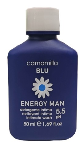 Camomilla Blu Energy Man pH 5.5 Λοσιόν Καθαρισμού Ευαίσθητης Περιοχής για Άνδρες με Χαμομήλι 50ml