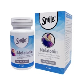 Smile Melatonin 3mg Συμπλήρωμα για τον Ύπνο 60 κάψουλες