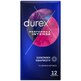 Durex Προφυλακτικά Performax Intense με Επιβραδυντικό και Ραβδώσεις 12τμχ