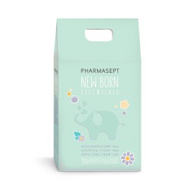 Pharmasept Baby Newborn PROMO Kit Essentials με Extra Sensitive Bath 250ml, Soothing Cream 150ml & Extra Calm Cream 150ml