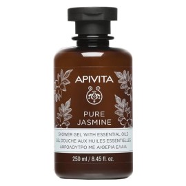 Apivita Pure Jasmine Αφρόλουτρο σε Gel με Aιθέρια Έλαια Γιασεμί 250ml