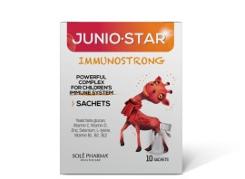 Honora Junio Star Immunostrong Συμπλήρωμα για την Ενίσχυση του Ανοσοποιητικού των Παιδιών 10 φακελίσκοι