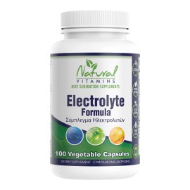 Natural Vitamins Electrolyte Formula Σύμπλεγμα Ηλεκτρολυτών 100caps