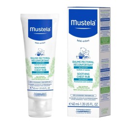 Mustela Soothing Chest Rub Κρέμα Εντριβής Στήθους 40ml