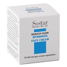 Sostar Mornin Glow Hydrogel Ενυδατική Gel-Κρέμα Προσώπου με Υαλουρονικό Οξύ 50ml