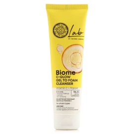 Natura Siberica Lab Biome C-Glow Gel To Foam Cleanser, Αφρώδες Τζελ Καθαρισμού 140ml.