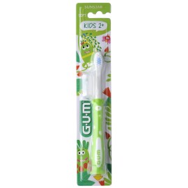 GUM Παιδική Μαλακή Οδοντόβουρτσα Kids Soft Πράσινη 2+ ετών 1τμχ 901