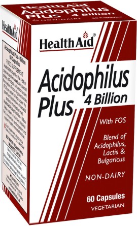 Health Aid Acidophilus Plus 4 Billion με Προβιοτικά και Πρεβιοτικά 60caps