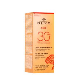 Nuxe Melting Sun Cream Αντηλιακή Κρέμα Προσώπου SPF30 50ml