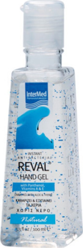 InterMed Reval Hand gel Natural Αντισηπτικό Τζελ Χεριών χωρίς Άρωμα 100ml