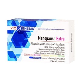 Viogenesis Menopause Extra Συμπλήρωμα για την Εμμηνόπαυση 60caps