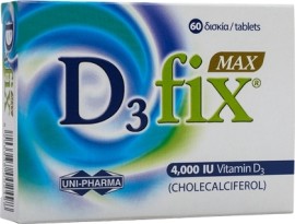 D3 Fix Max 4000iu 60tabs