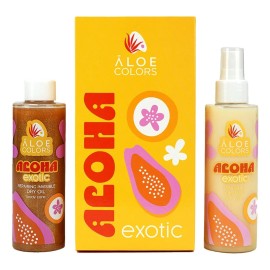 Aloe Colors Aloha Exotic Set 2024 με Invisible Oil Mist 150ml & Repairing Invisible Dry Oil 150ml