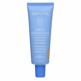 Apivita Aqua Beelicious 24ωρη Κρέμα Προσώπου Ημέρας με Χρώμα και SPF30 για Ενυδάτωση & Φυσική Λάμψη 40ml
