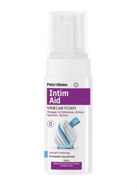 Frezyderm Intim Aid Vinegar Foam Ειδικός Αφρός Καθαρισμού Ευαίσθητης Περιοχής με Ξύδι & Εχινάκεια 100ml