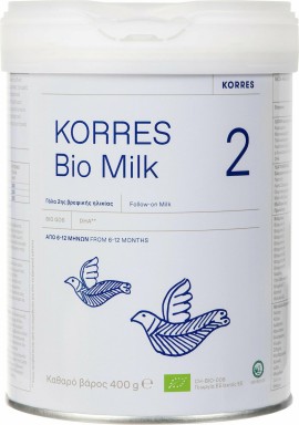 Korres Γάλα σε Σκόνη Bio Milk 2 6m+ 400gr