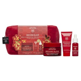 Apivita XMAS PROMO 2024 Beevine Elixir Wrinkle με Αντιρυτιδική Κρέμα Πλούσιας Υφής 50ml & Κρέμα Νύχτας 15ml & ΔΩΡΟ Ορός Ενεργοποίησης Σύσφιξης & Lifting 10ml