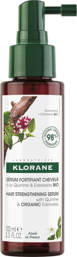 Klorane Hair Strengthening Serum με Κινίνη και Βιολογικό Edelweiss κατά της Τριχόπτωσης για Όλους τους Τύπους Μαλλιών 100ml