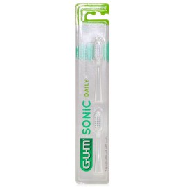 GUM Sonic Daily Battery Refills Ανταλλακτικά 2τμχ Λευκό 4110