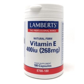 Lamberts Vitamin E 400iu Natural Form 180caps