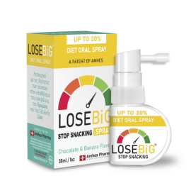 Amhes Losebig Spray Συμπλήρωμα για Αδυνάτισμα Γεύση Σοκολάτα & Μπανάνα 30ml