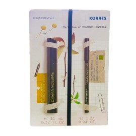 Korres XMAS PROMO 2024 Herbarium of Volcanic Minerals Drama Volume No1 Black Mascara Extreme Volume Μέγιστο Όγκο Μαύρο 11ml & Volcanic Minerals Long Lasting Eyeliner No1 Μαύρο Μολύβι 1,2g