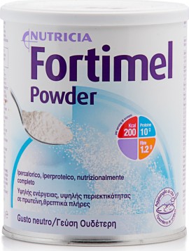Nutricia Fortimel Powder Τρόφιμο Υψηλής Ενέργειας Και Περιεκτικότητας Σε Πρωτεϊνη, Βιταμίνες & Μέταλλα 335gr