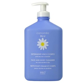 Camomilla Blu Face & Body Cleanser Καθαριστικό Προσώπου - Σώματος Κατάλληλο για Ξήρη & Ευαίσθητη Επιδερμίδα 500ml