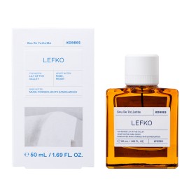 Korres Lefko Eau de Toilette Γυναικείο Αρωμα με Νότες Τριαντάφυλλου και Παιώνιας 50ml