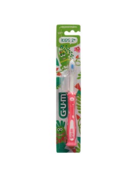 GUM Παιδική Μαλακή Οδοντόβουρτσα Kids Soft Ροζ 2+ ετών 1τμχ 901