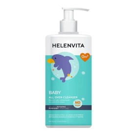 Helenvita Baby All Over Cleanser Perfume Talc Βρεφικό Σαμπουάν - Αφρόλουτρο με Άρωμα Πούδρας 1000ml με Αντλία