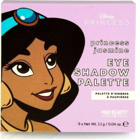 Mad Beauty Disney Mini Eyeshadow Palette Jasmine Παλέτα με 9 Σκιές Ματιών 1τμχ