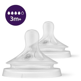 AVENT Natural Response Θηλές από Σιλικόνη Γρήγορης Ροής για 3m+ 2τμχ 964/02