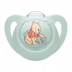 Nuk Πιπίλα Σιλικόνης Disney Winnie Φυστικί για 0-6m 10.730.904 1τμχ