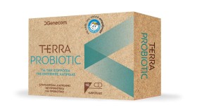 Genecom Terra Probiotic Προβιοτικά και Πρεβιοτικά για την Ισορροπία της Εντερικής Χλωρίδας 10caps