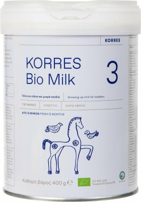 Korres Γάλα σε Σκόνη Bio Milk 3 12m+ 400gr