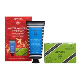 Apivita XMAS PROMO 2024 Winter Wonders Hypericum με Κρέμα Για Ξηρά-Σκασμένα Χέρια 50ml & Σαπούνι Με Ελιά 125gr