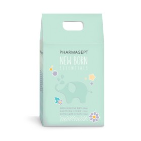 Pharmasept Baby Newborn PROMO Kit Essentials με Extra Sensitive Bath 250ml, Soothing Cream 150ml & Extra Calm Cream 150ml