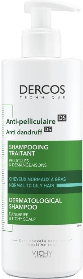 Vichy Dercos ANTI-DANDRUFF Σαμπουάν κατά της Ξηροδερμίας για Κανονικά -Λιπαρά Μαλλιά 390ml