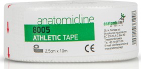 Anatomic Line Athletic Tape Αυτοκόλλητη Αθλητική Ταινία 2.5cm x 10m