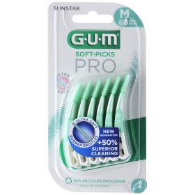 GUM Soft Picks PRO Μεσοδόντιες Οδοντογλυφίδες Medium Πράσινες 30τμχ 690