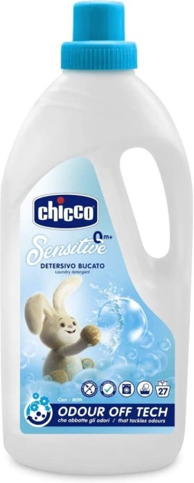 Chicco Βρεφικό Υγρό Απορρυπαντικό Ρούχων 27 Μεζούρες 1,5lt