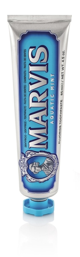 MARVIS Aquatic Mint Toothpaste Οδοντόκρεμα με Γεύση Δροσερής & Γλυκιάς Μέντας για Θαλάσσια Φρεσκάδα, 85ml