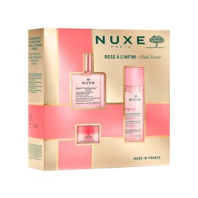 Nuxe XMAS PROMO 2024 Pink Fever Σετ Περιποίησης με Huile Prodigieuse Florale 50ml, Nuxe Very Rose 3 In 1 Soothing Micellar Water 200ml, Nuxe Very Rose Baume Levres 15g